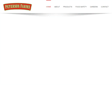 Tablet Screenshot of petersonfarmsinc.com